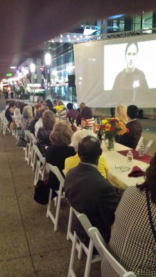 The Voices of Rochester premiered at family-style dinner event on the downtown plaza on Sept. 26. 