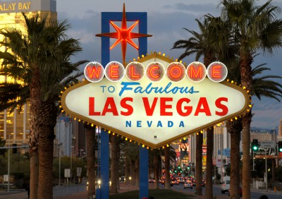 Welcome to Las Vegas sign on the Las Vegas Strip. 11/13/09