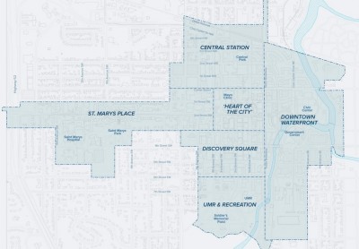 The DMC District map above shows the boundaries of where DMC projects can be built.