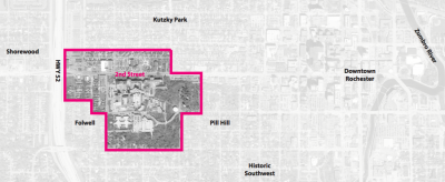 Contextual map of area